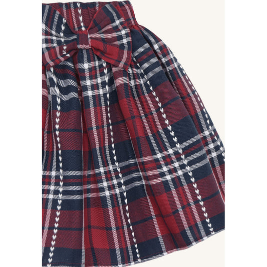 Hust & Claire HCNinna Heart check Skirts 3379 Teaberry