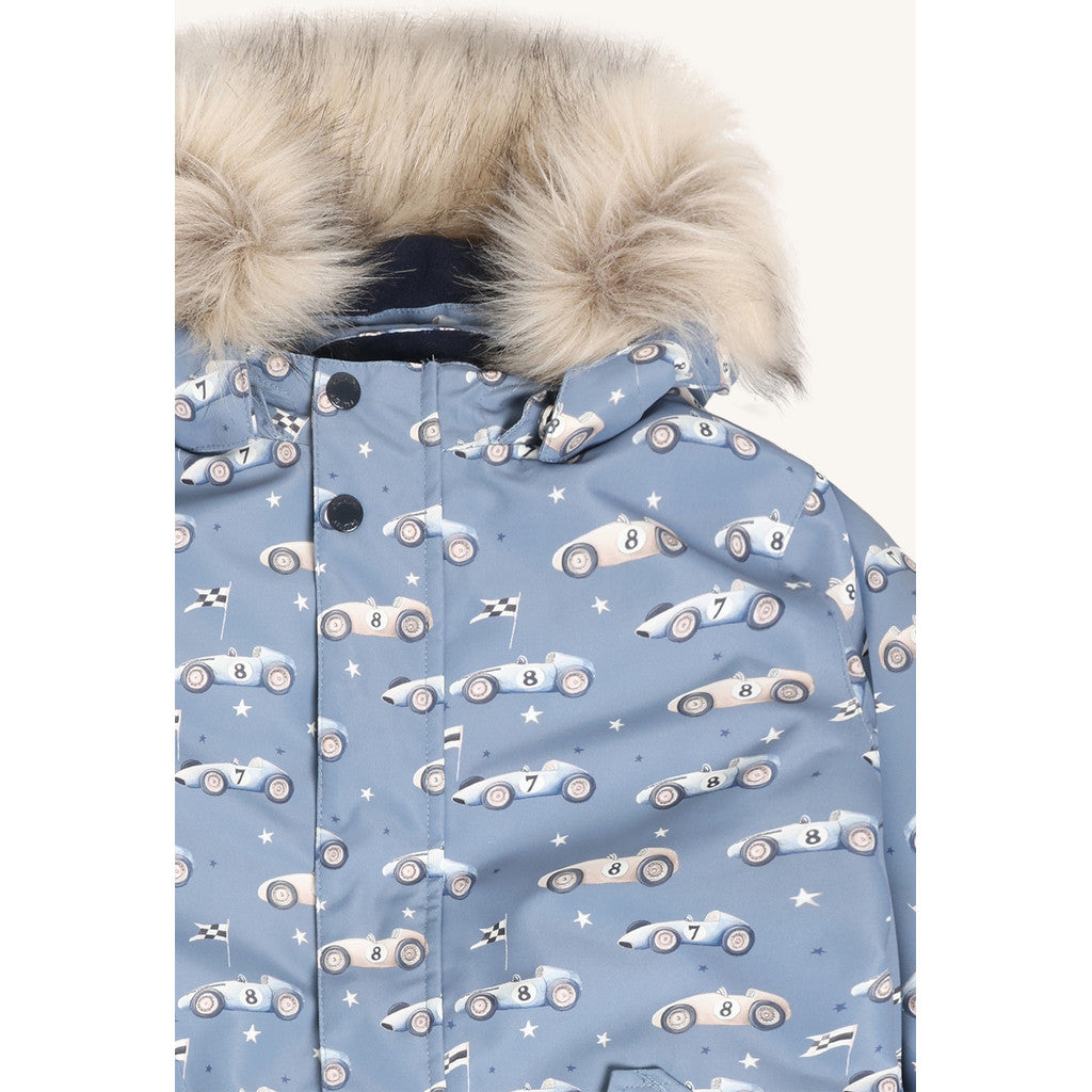 Hust & Claire HCOrlando Racecars Snowsuit 3135 Blue Flint