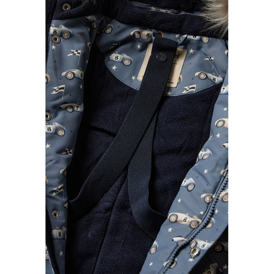 Hust & Claire HCOrlando Racecars Snowsuit 3135 Blue Flint