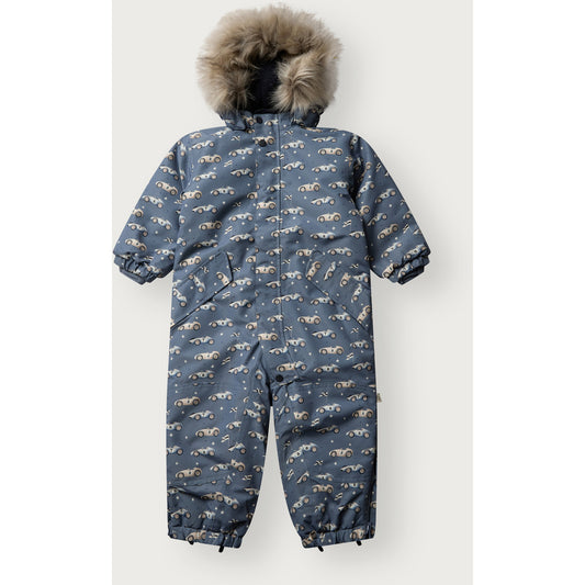 Hust & Claire HCOrlando Racecars Snowsuit 3135 Blue Flint