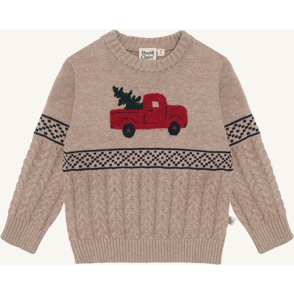 Hust & Claire HCPelle Pullover 3554 Biscuit