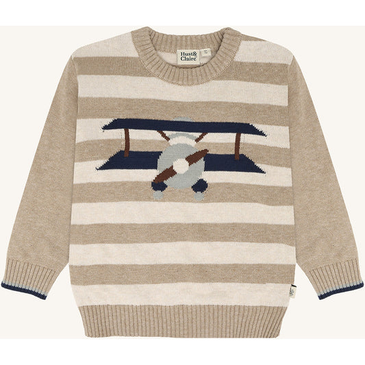 Hust & Claire HCPelle Aeroplane Pullover 3554 Biscuit