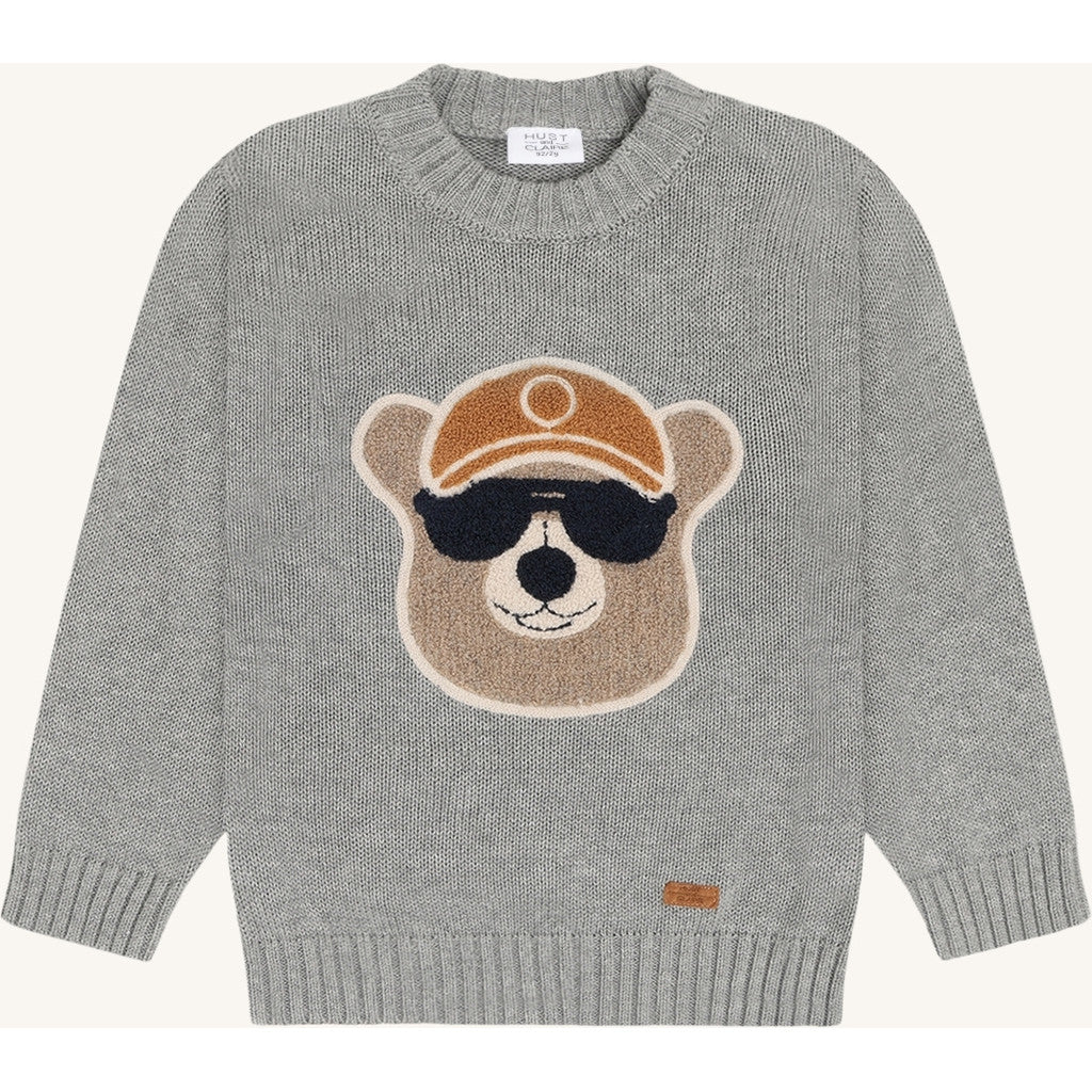 Hust & Claire HCPelle Bear Pullover 1206 Grey Melange