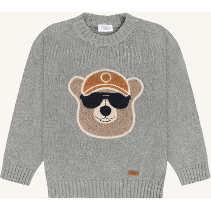 Hust & Claire HCPelle Bear Pullover 1206 Grey Melange