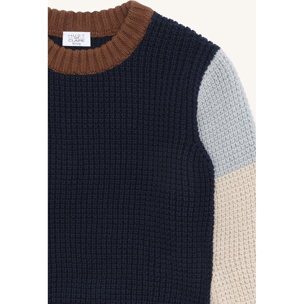 Hust & Claire HCPelle Colorblock Pullover 4150 More Navy