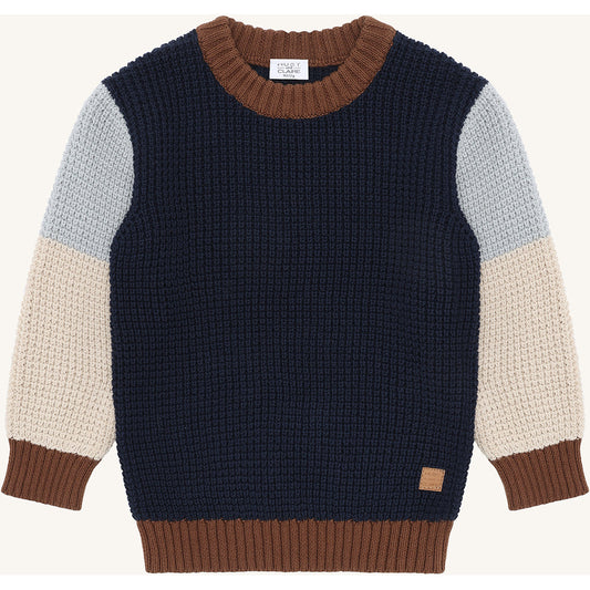 Hust & Claire HCPelle Colorblock Pullover 4150 More Navy