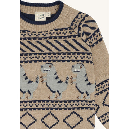 Hust & Claire HCPelle Dino Pullover 3554 Biscuit