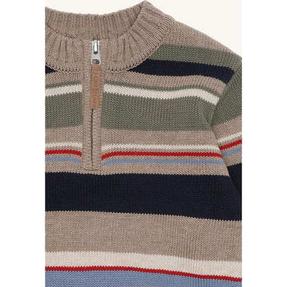 Hust & Claire HCPelle KnitStripe Pullover 3554 Biscuit
