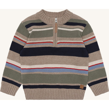 Hust & Claire HCPelle KnitStripe Pullover 3554 Biscuit