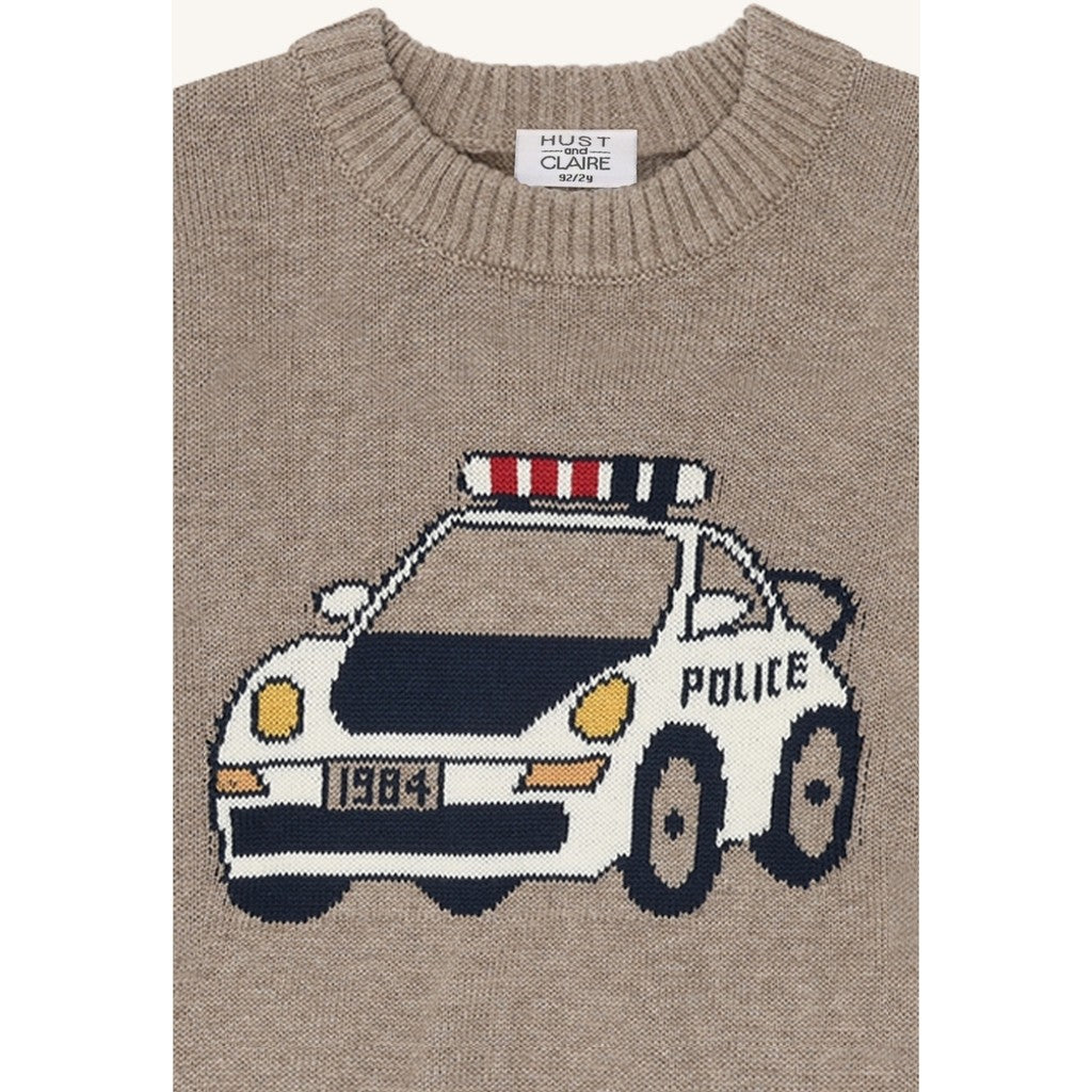 Hust & Claire HCPelle Policecar Pullover 1518 Sand Melange