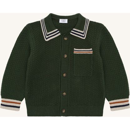 Hust & Claire HCPelle Polo cardigan Cardigan 3461 Deep Ivy