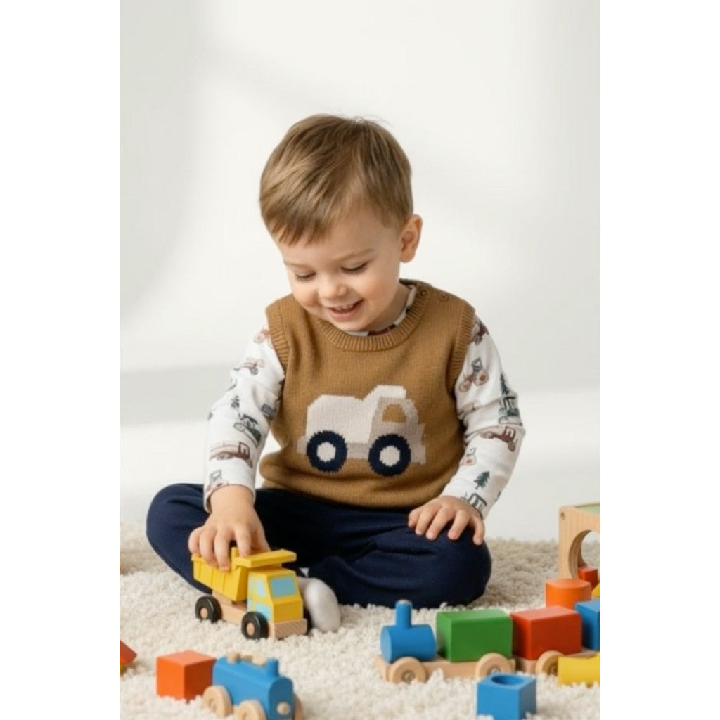 Hust & Claire HCPerry Lorry Knitwear 3552 Beige Melange