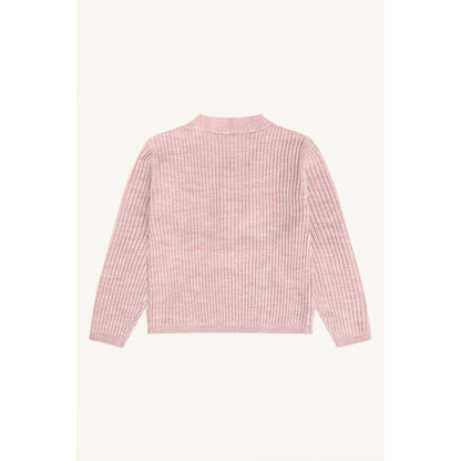 Hust & Claire HCPil Wool Rib Pullover 3875 Heather