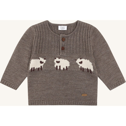 Hust & Claire HCPil Wool Sheep Pullover 3232 Deer Melange