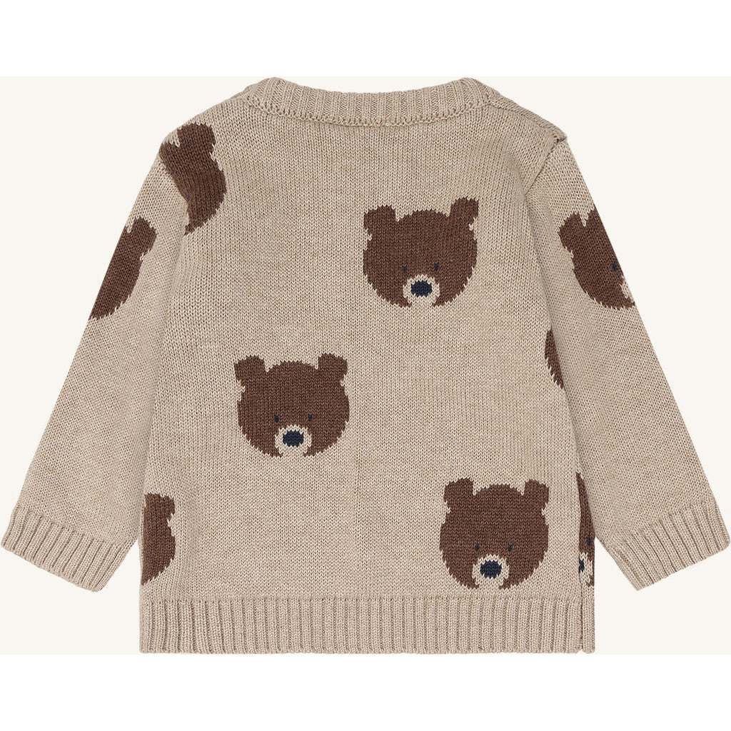 Hust & Claire HCPilou Bear Pullover 3552 Beige Melange