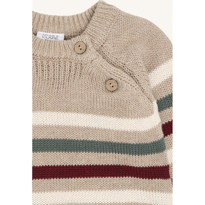 Hust & Claire HCPilou Knit Hike Pullover 3552 Beige Melange