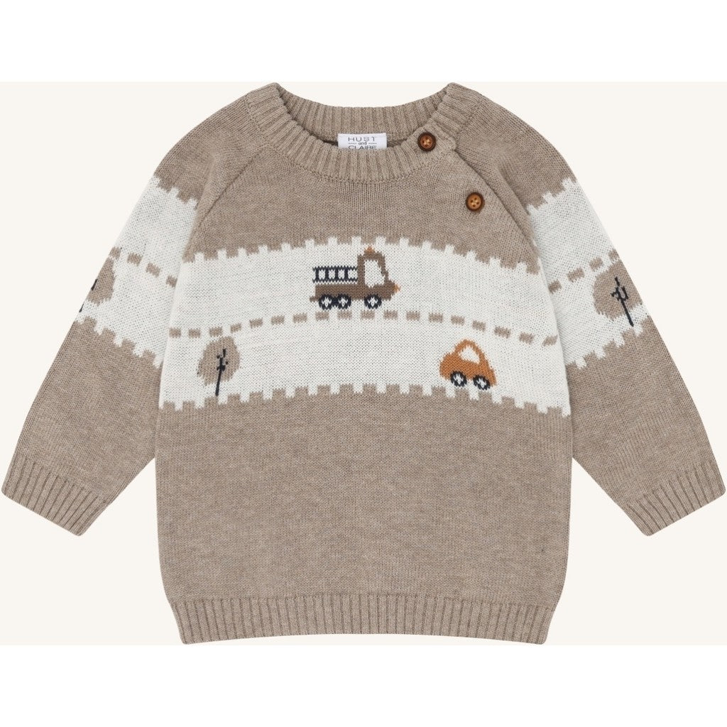Hust & Claire HCPilou On the Road Pullover 1518 Sand Melange