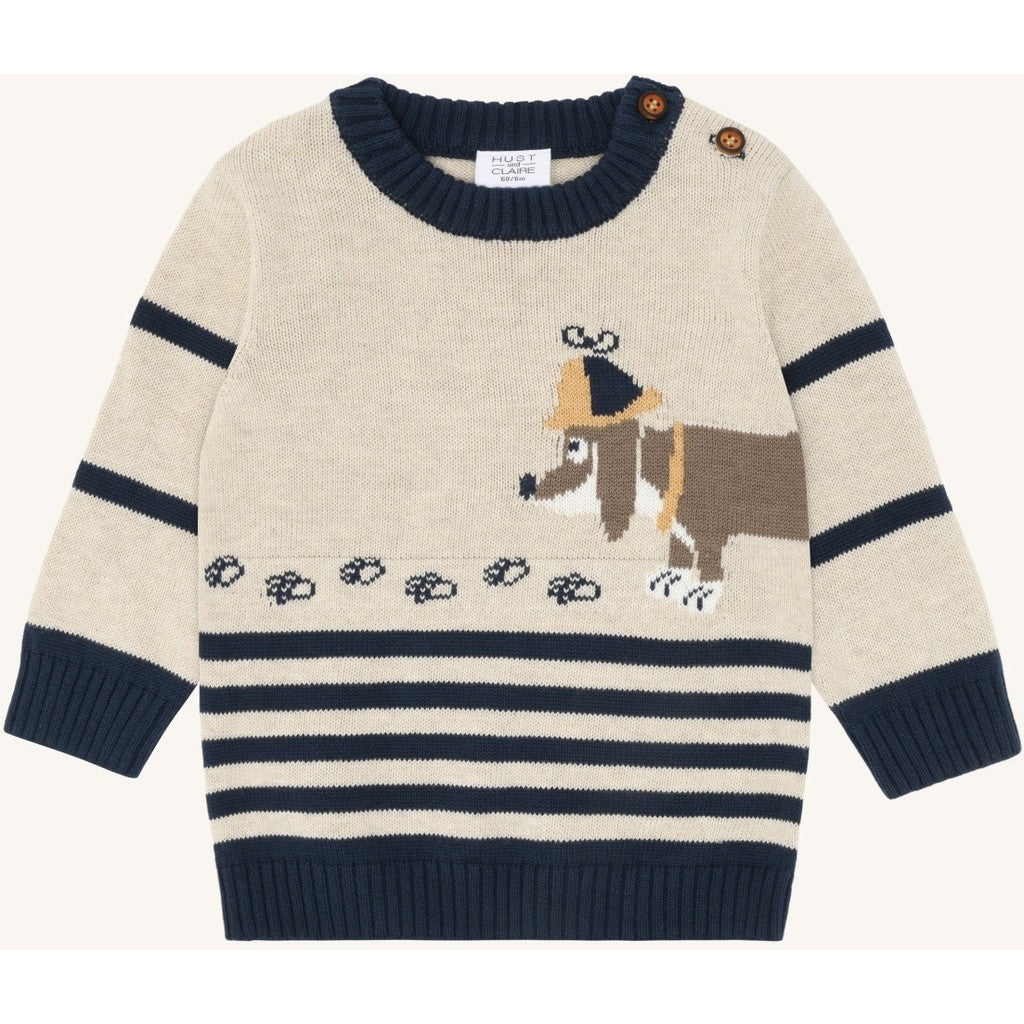 Hust & Claire HCPilou Tracking Dog Pullover 1290 Wheat Melange