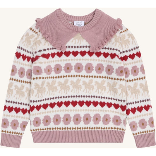 Hust & Claire HCPippa Unicorn Pullover 3270 Ivory