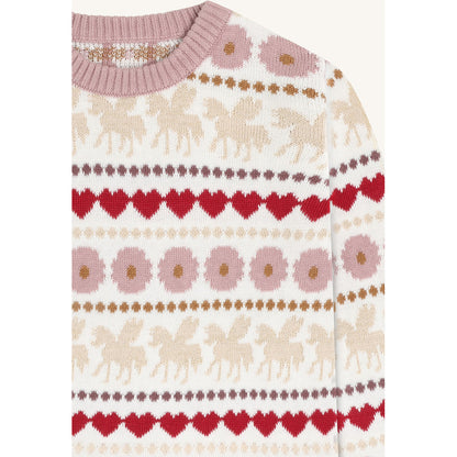 Hust & Claire HCPippa Unicorn Pullover 3270 Ivory