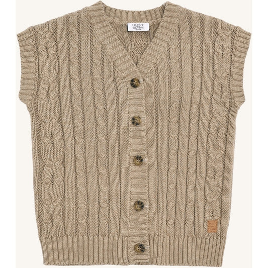 Hust & Claire HCPrinco Cable Knitwear 3554 Biscuit