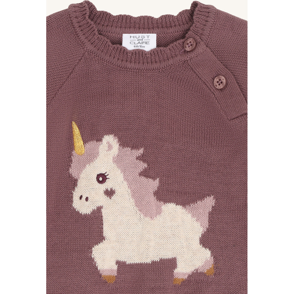 Hust & Claire HCPusle Magic Pullover 3870 Plum