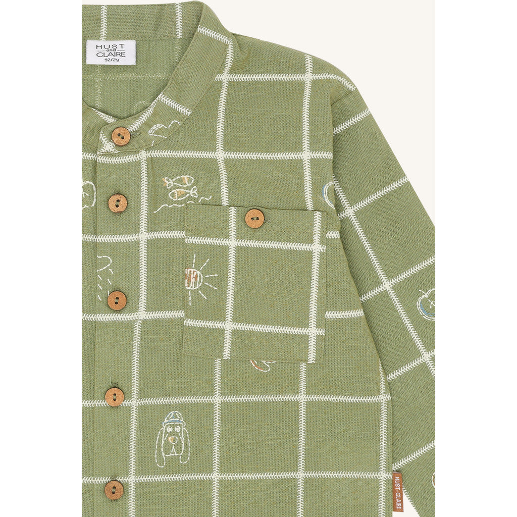 Hust & Claire HCRasser  Carpet Puff Shirts 4434 Light Green