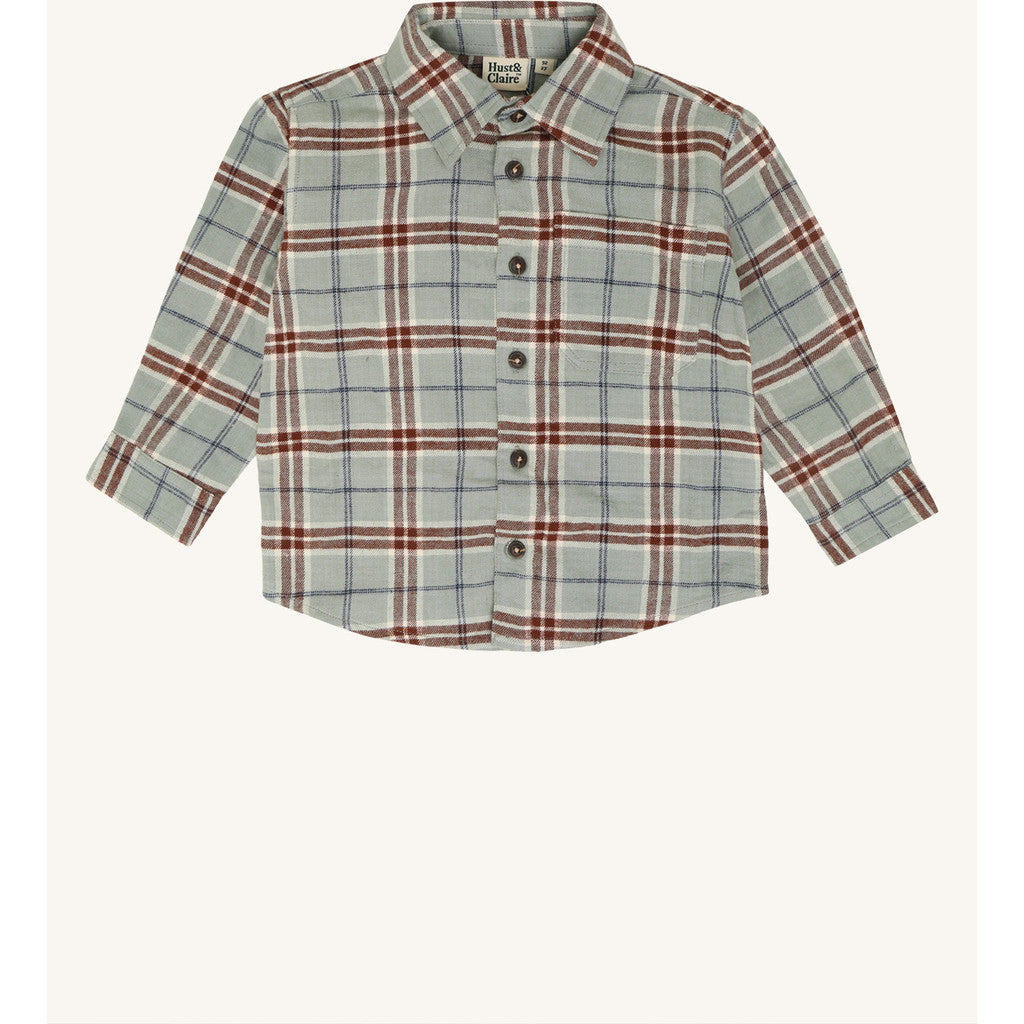 Hust & Claire HCRavn Soft Shirts 4440 Forest Fog