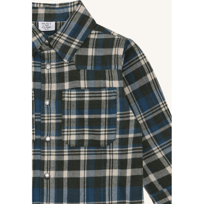 Hust & Claire HCRavn Urban check Shirts 3461 Deep Ivy
