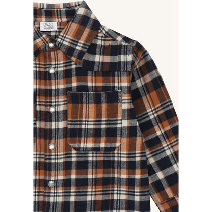 Hust & Claire HCRavn Urban check Shirts 4150 More Navy