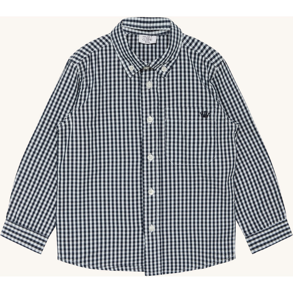 Hust & Claire HCRene Check Shirts 3150 Navy
