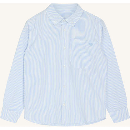 Hust & Claire HCRuben Stripe Shirts 1134 Light Blue