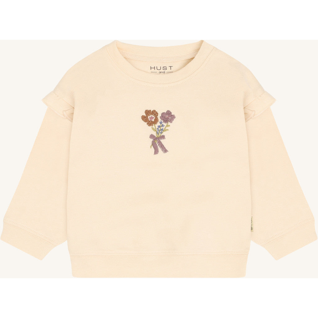 Hust & Claire HCSara bouquet Sweatshirt 3291 Vanilla