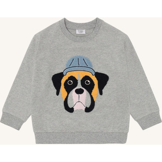 Hust & Claire HCSejer Bulldog Sweatshirt 1212 Tile Grey Melange