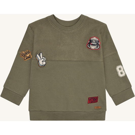 Hust & Claire HCSejer Cross Terry Sweatshirt 3919 Turtle