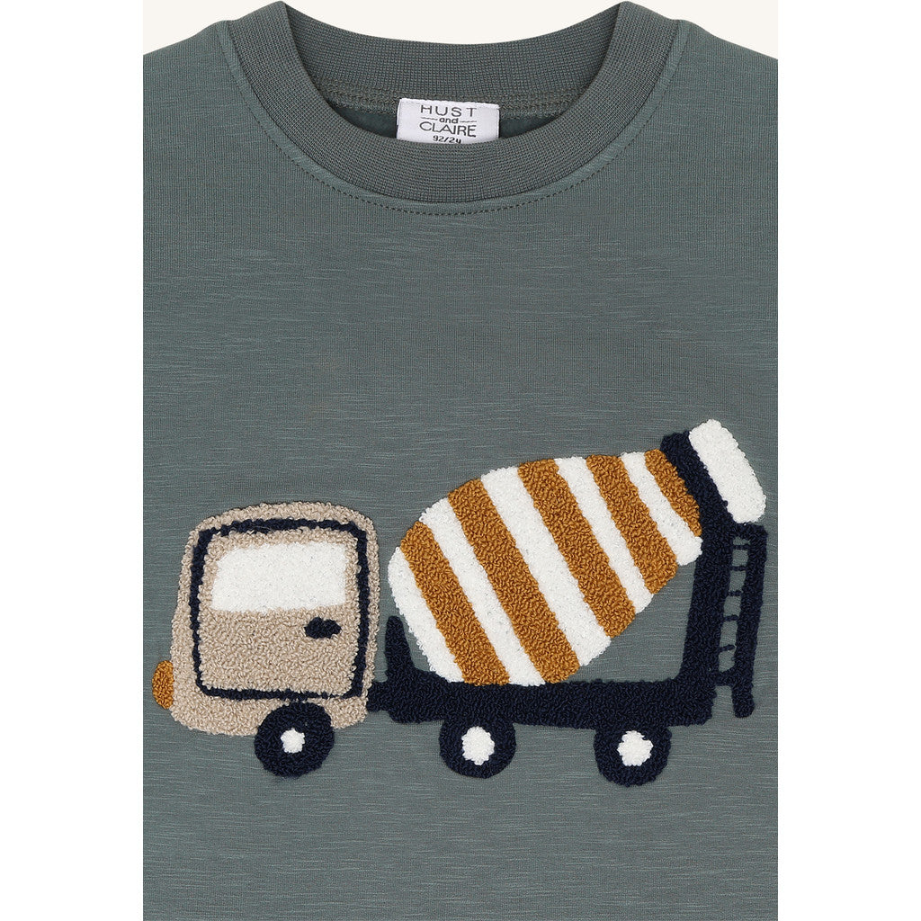 Hust & Claire HCSejer Mixer Truck T-shirt L/S 3484 Balsam Green