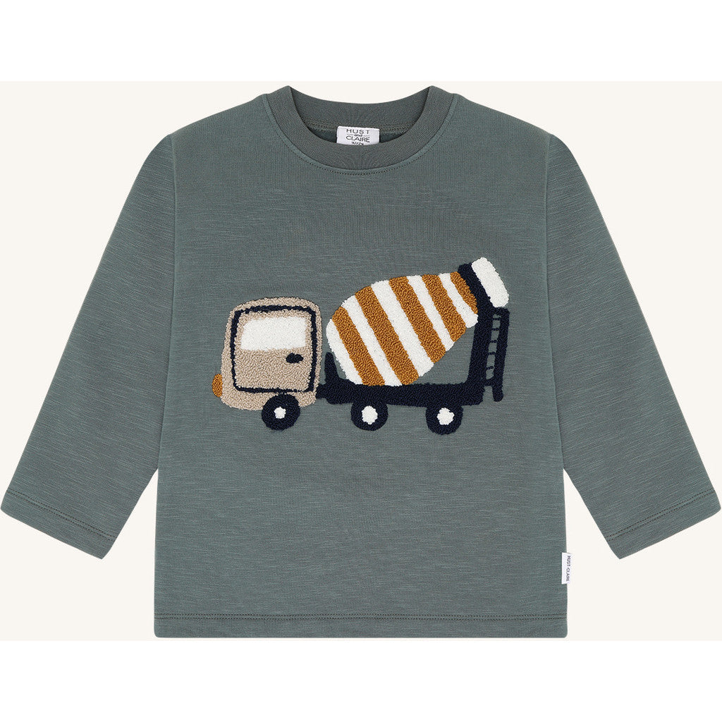 Hust & Claire HCSejer Mixer Truck T-shirt L/S 3484 Balsam Green
