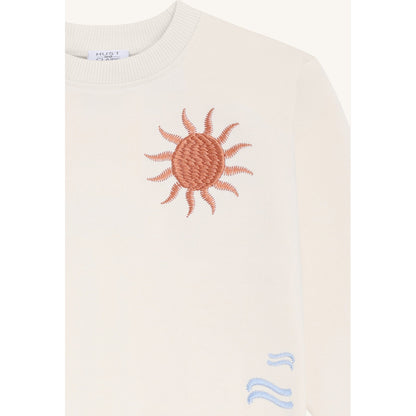 Hust & Claire HCSejer Palms Sweatshirt 3517 Sandshell