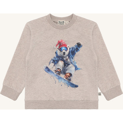 Hust & Claire HCSejer X-mas Sweatshirt 3552 Beige Melange