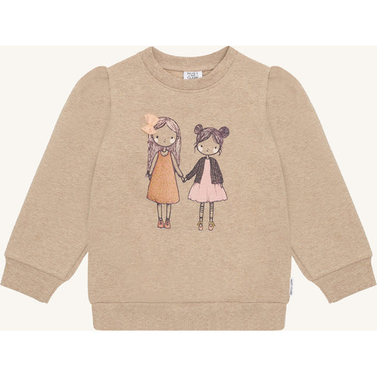 Hust & Claire HCSicillia Friendship Sweatshirt 3554 Biscuit