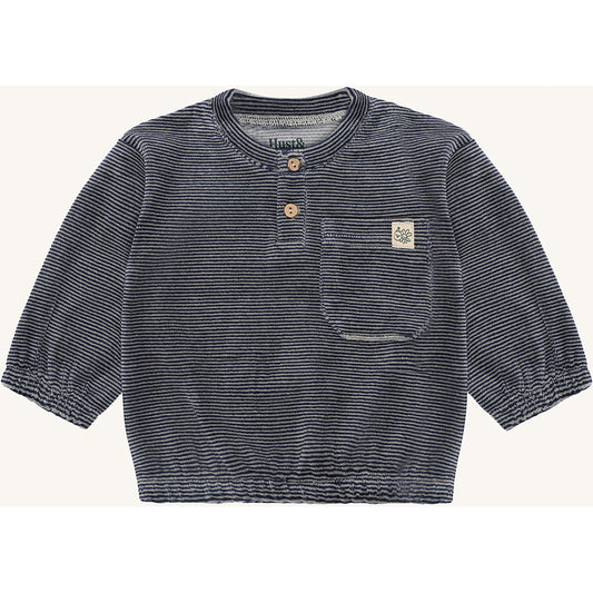 Hust & Claire HCSigurt Stripe Sweatshirt 3146 Blues