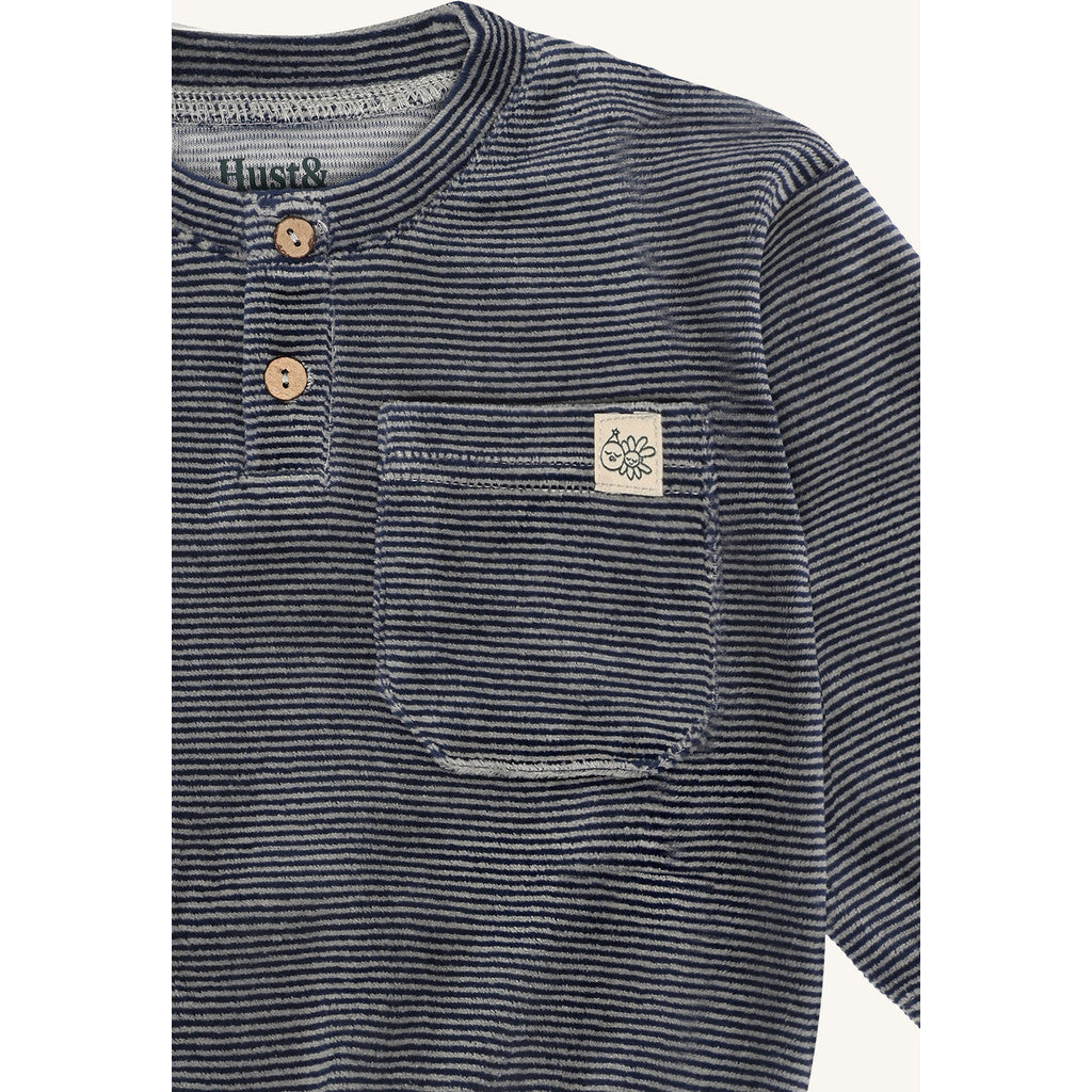 Hust & Claire HCSigurt Stripe Sweatshirt 3146 Blues