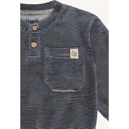 Hust & Claire HCSigurt Stripe Sweatshirt 3146 Blues