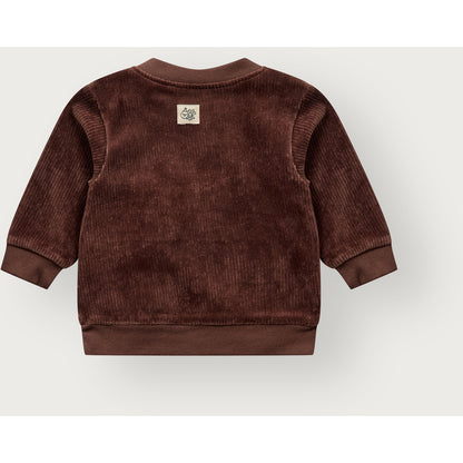 Hust & Claire HCSofus Ribbed velour Sweatshirt 4575 Soil
