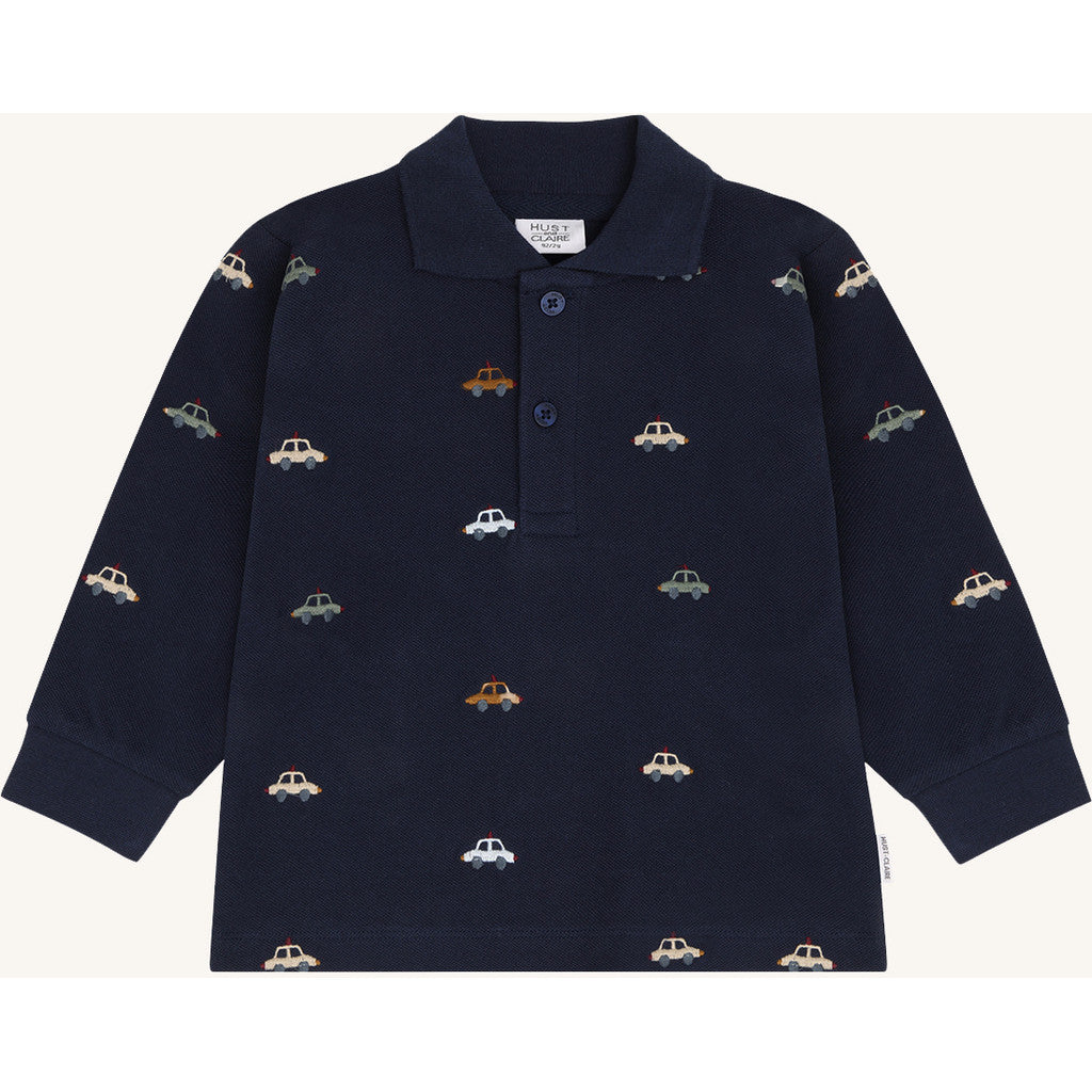 Hust & Claire HCStevie Police emb. Polo L/S 3146 Blues
