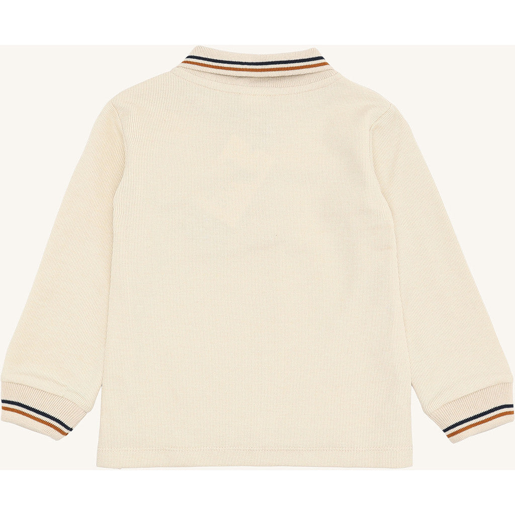 Hust & Claire HCStevie Polo stripes Polo L/S 1290 Wheat Melange