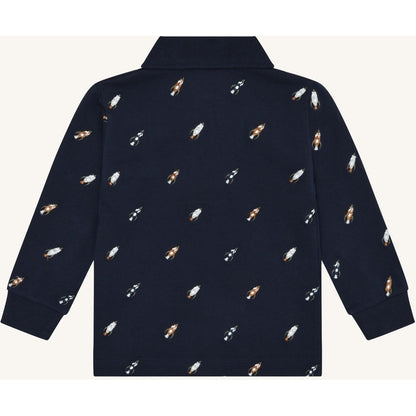 Hust & Claire HCStevie Space embroidery Polo L/S 4150 More Navy
