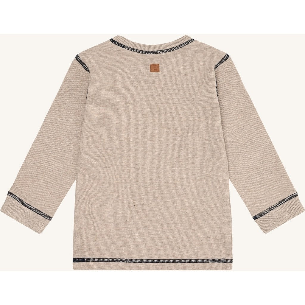 Hust & Claire HCSune Space T-shirt L/S 3554 Biscuit