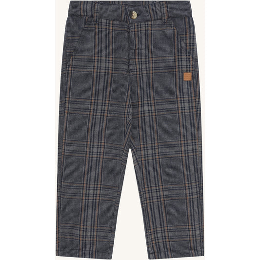 Hust & Claire HCTage Check Trousers 1202 Grey Blend