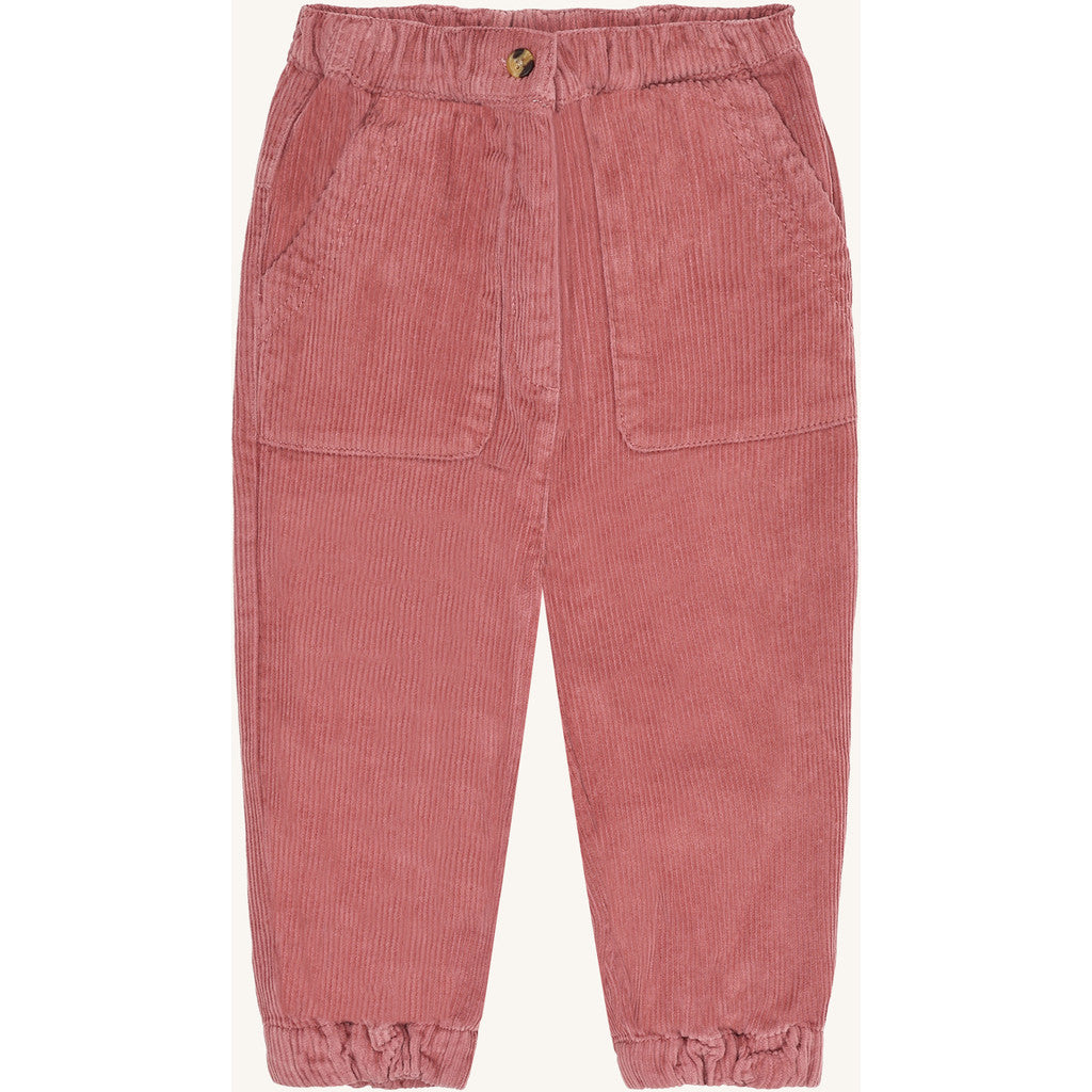 Hust & Claire HCTammy solid corduroy Trousers 3392 Dry Rose